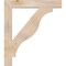 Ekena Millwork Funston Block Smooth Bracket, Douglas Fir, 5 1/2"W x 42"D x 48"H BKT06X42X48FST05SDF - alternate 3